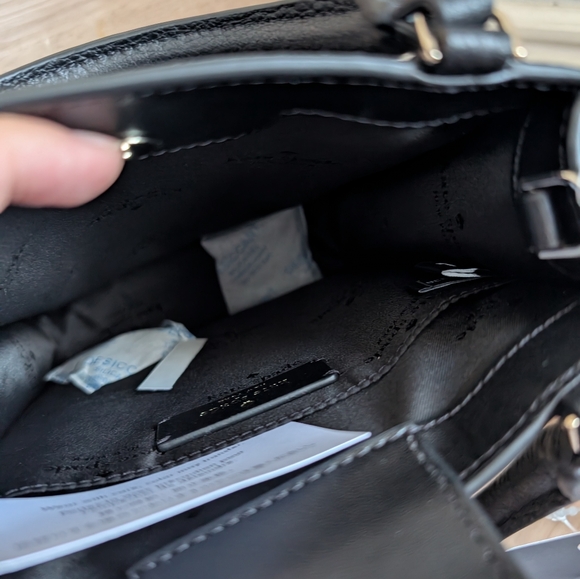 NWT Kate Spade KI886 Lena Suede Leather Mini Tote Crossbody In Black Multi - Picture 4 of 4